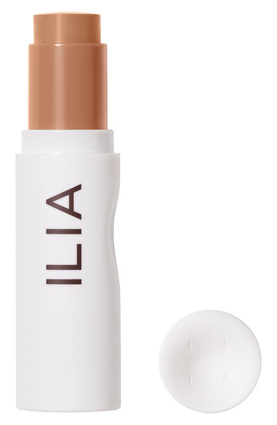 Ilia Skin Rewind Blurring Foundation And Concealer Complexion Stick 27w Yew 0.35 oz / 10 G In 27w - Yew Medium Warm