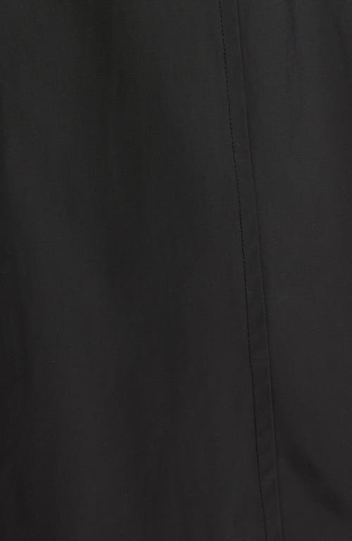 London Fog Water Resistant Belted Trench Coat In Black