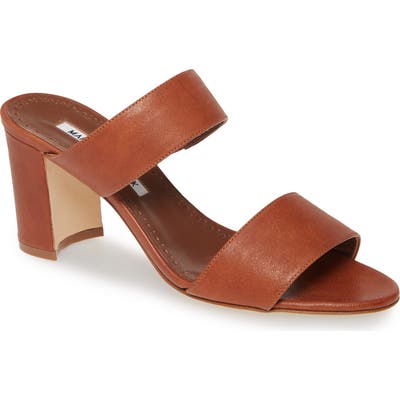 Manolo Blahnik Kalita Strappy Slide Sandal