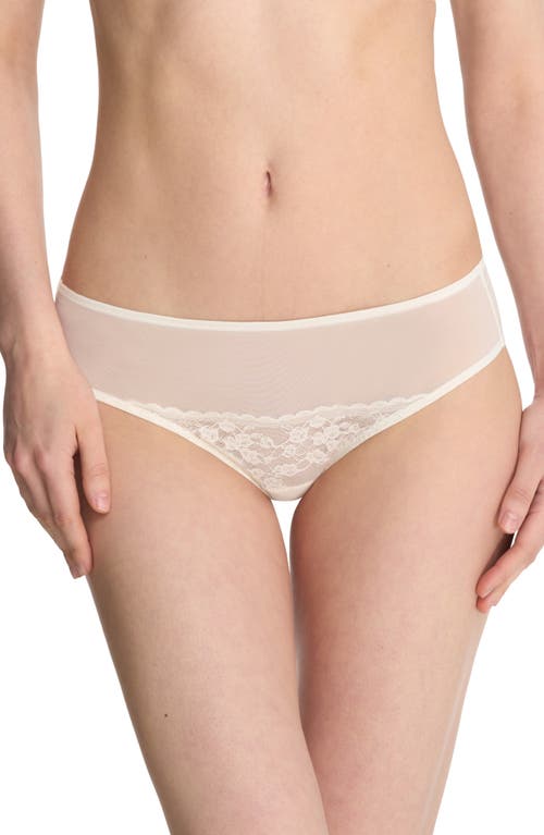 Natori Cherry Blossom Lace Briefs in Ivory 