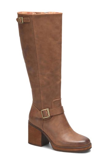 Korks Karalyn Knee High Boot In Brown