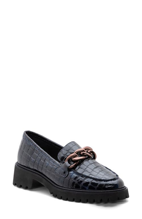 Shop Ara Kiana Bit Loafer In Midnight Blue