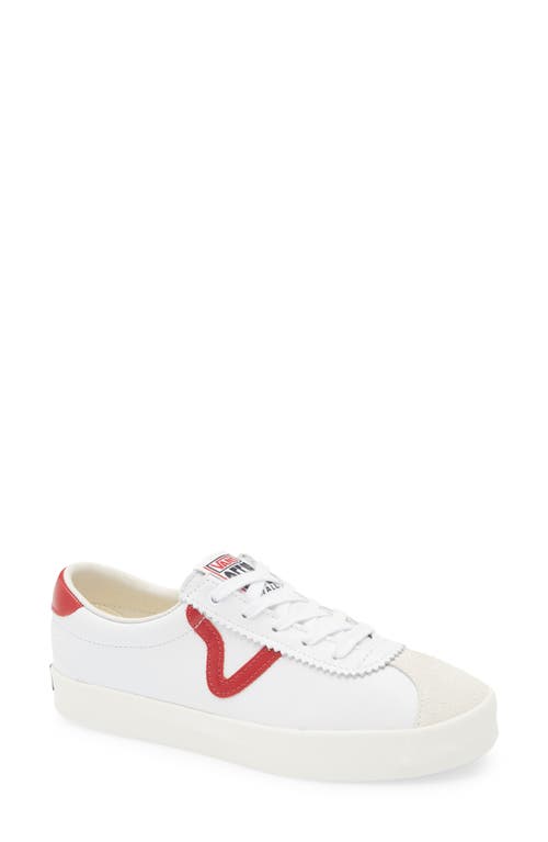 Vans Sport Low Top Sneaker in Red 