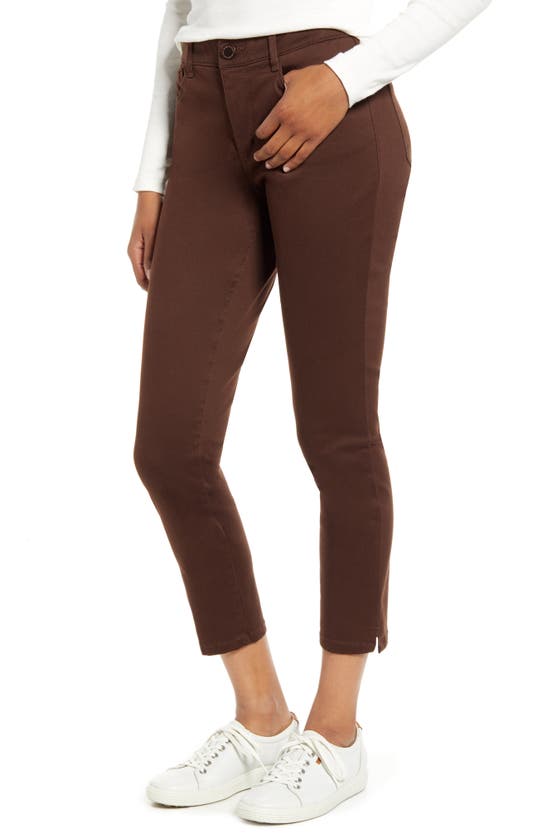 Wit & Wisdom 'ab'solution High Waist Ankle Skinny Pants In Cold Brew