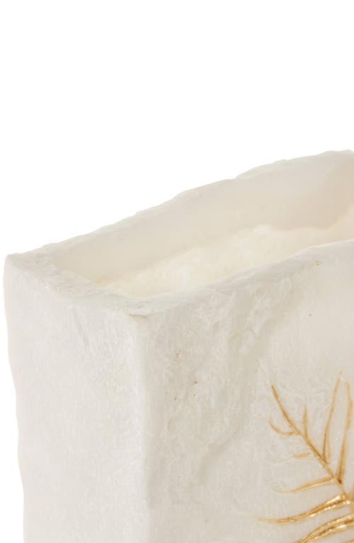 Sonoma Sage Home Polystone Vase In White