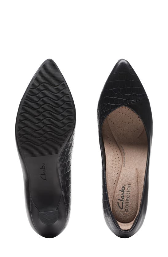 Shop Clarks ® Kataleyna Rose Pump In Black Croc