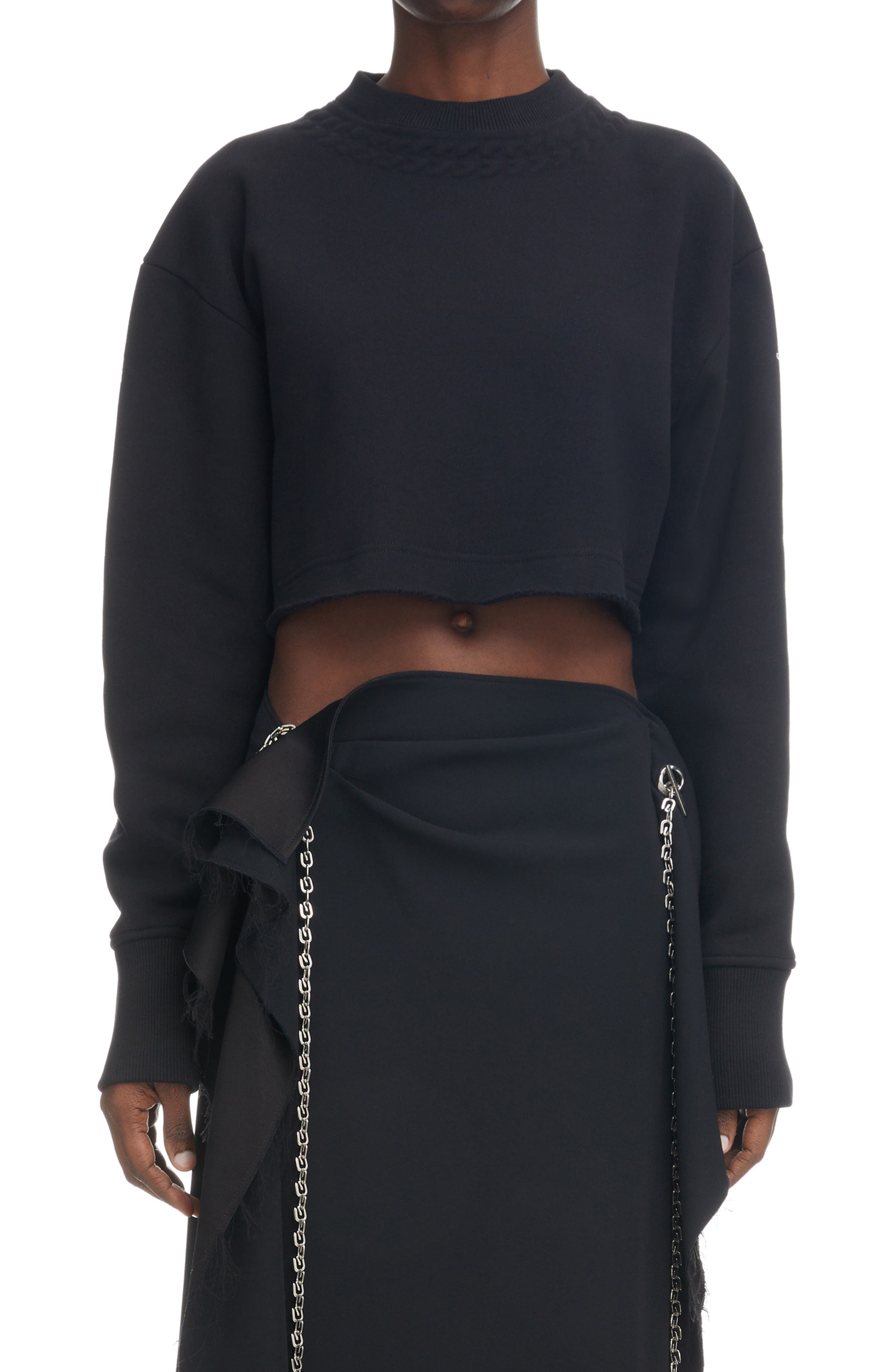 givenchy crop sweatshirt