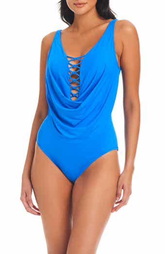 Bleu by Rod Beattie By the Sea High-Neck Tankini Top