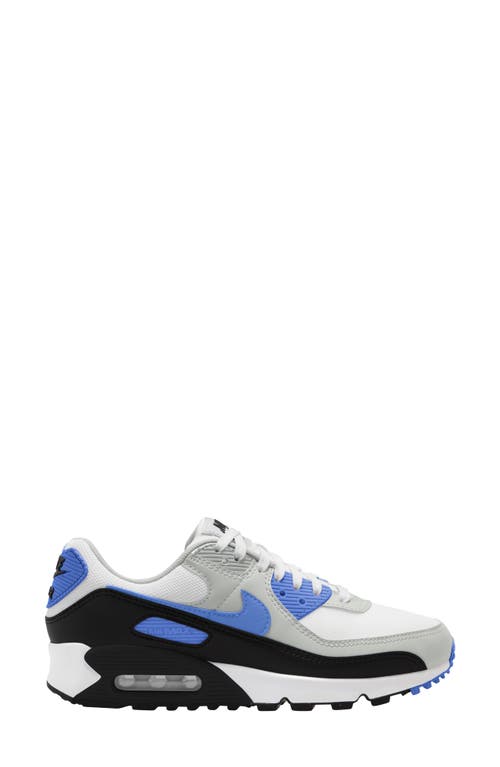 Shop Nike Air Max 90 Sneaker In White/royal/black