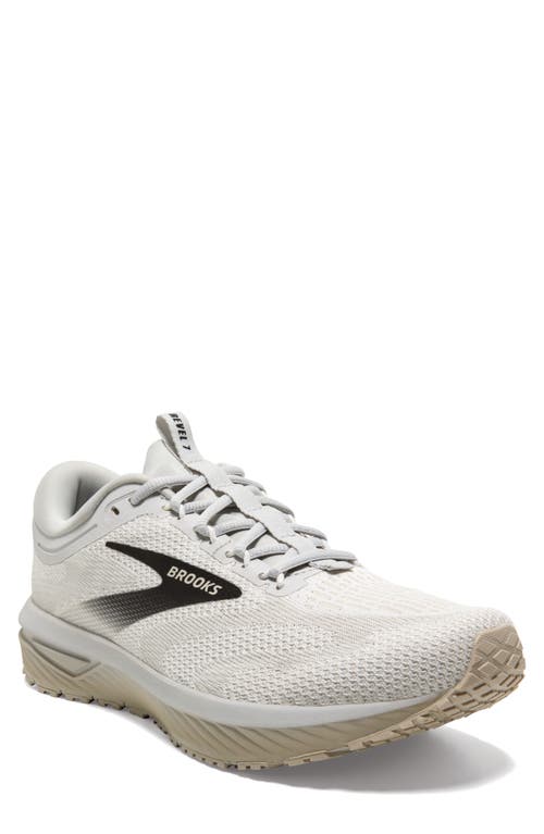 Brooks Revel 7 Hybrid Running Shoe White/Double Cream/Black at Nordstrom,