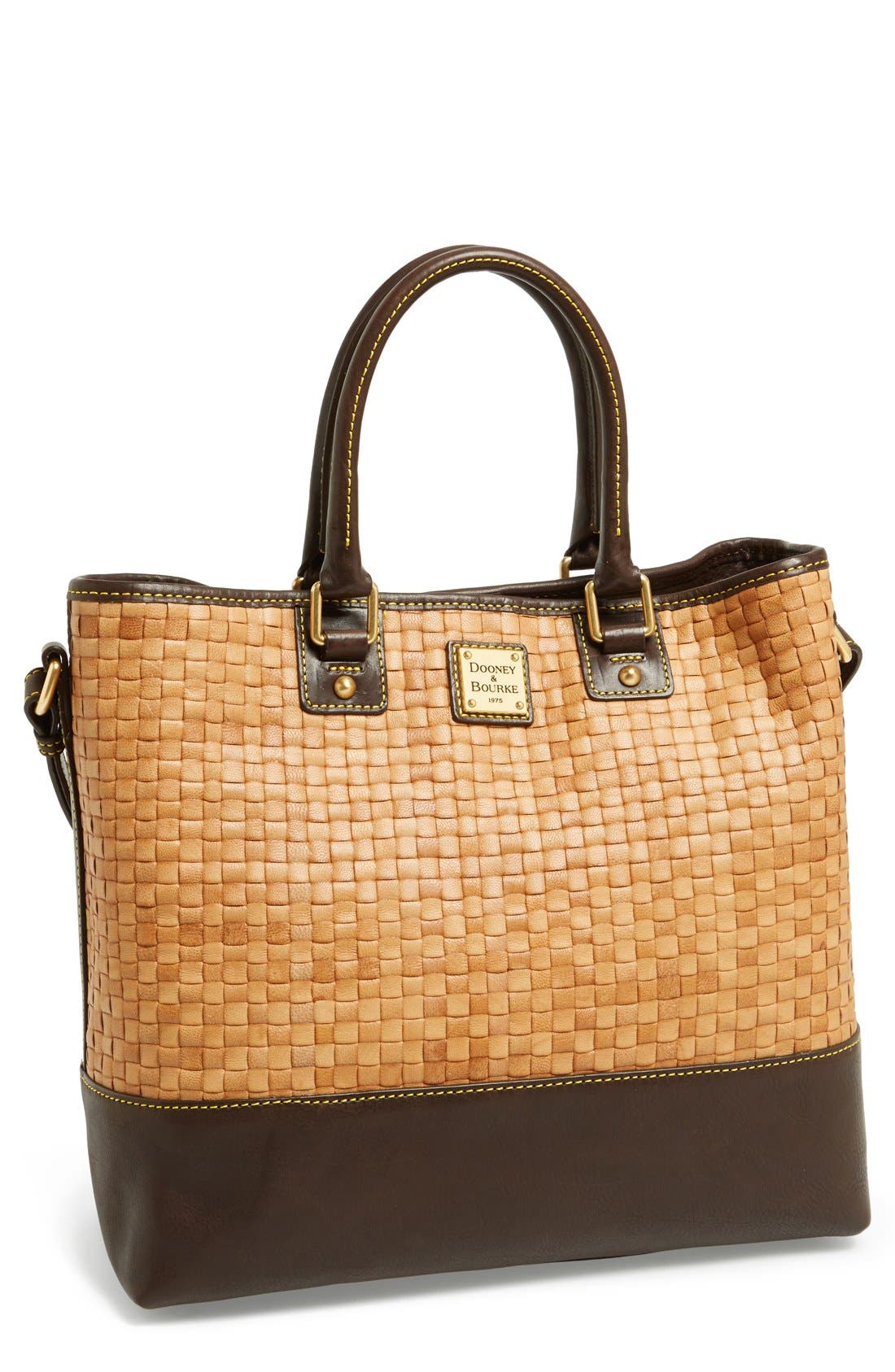 dooney and bourke woven leather bag