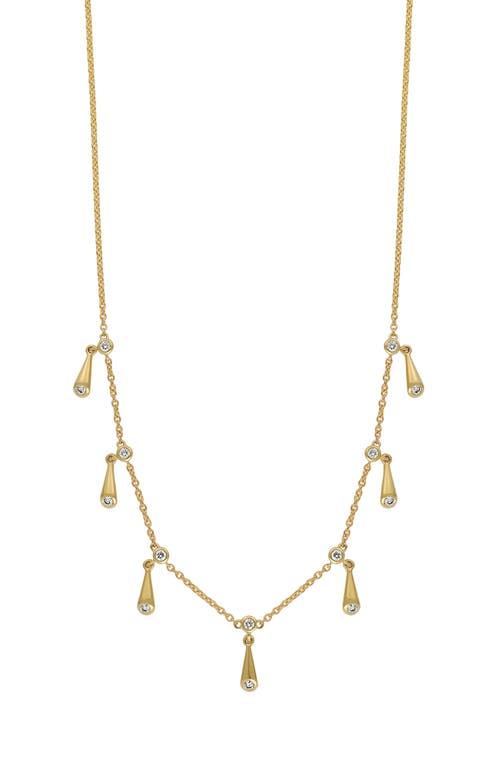 Shop Bony Levy Aviva Diamond Shaky Necklace In 18k Yellow Gold