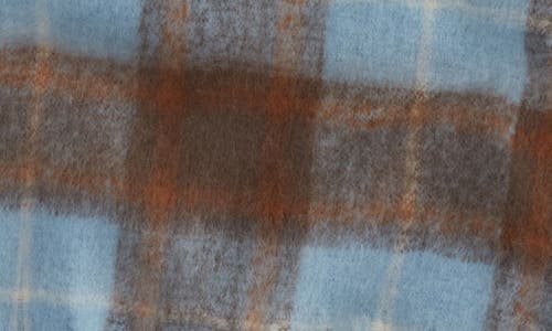 Upwest X Nordstrom Fireside Fleece Throw Blanket In Blue Plaid