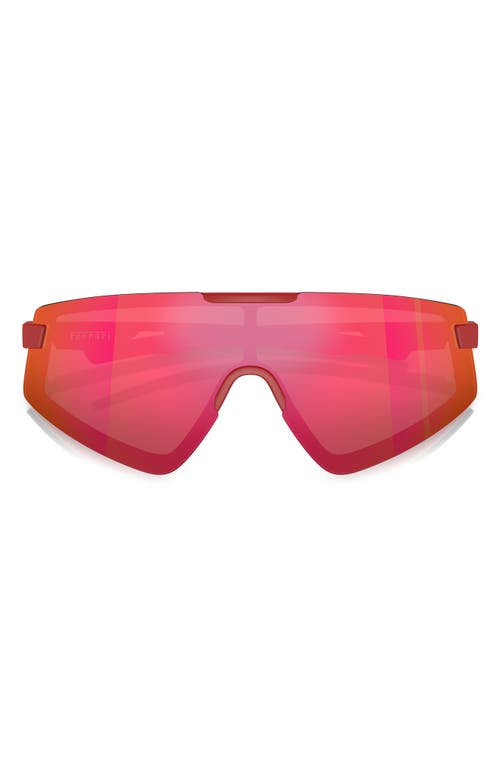 Scuderia Ferrari Men's Sunglasses Fz6009u In Matte Red