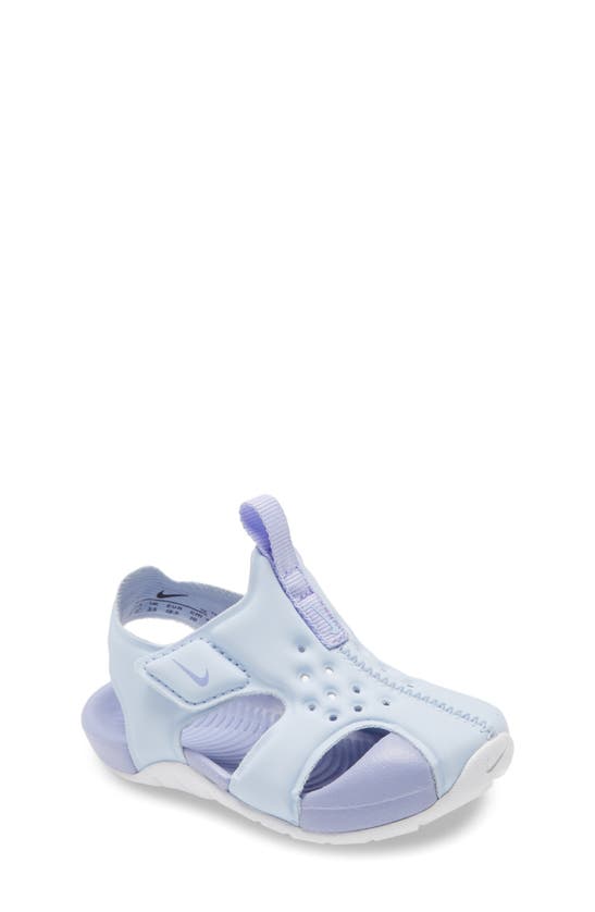 Nike Sunray Protect 2 Little Kids' Sandal (hydrogen Blue) - Clearance Sale In Hydrogen Blue,light Thistle,white,hydrogen Blue