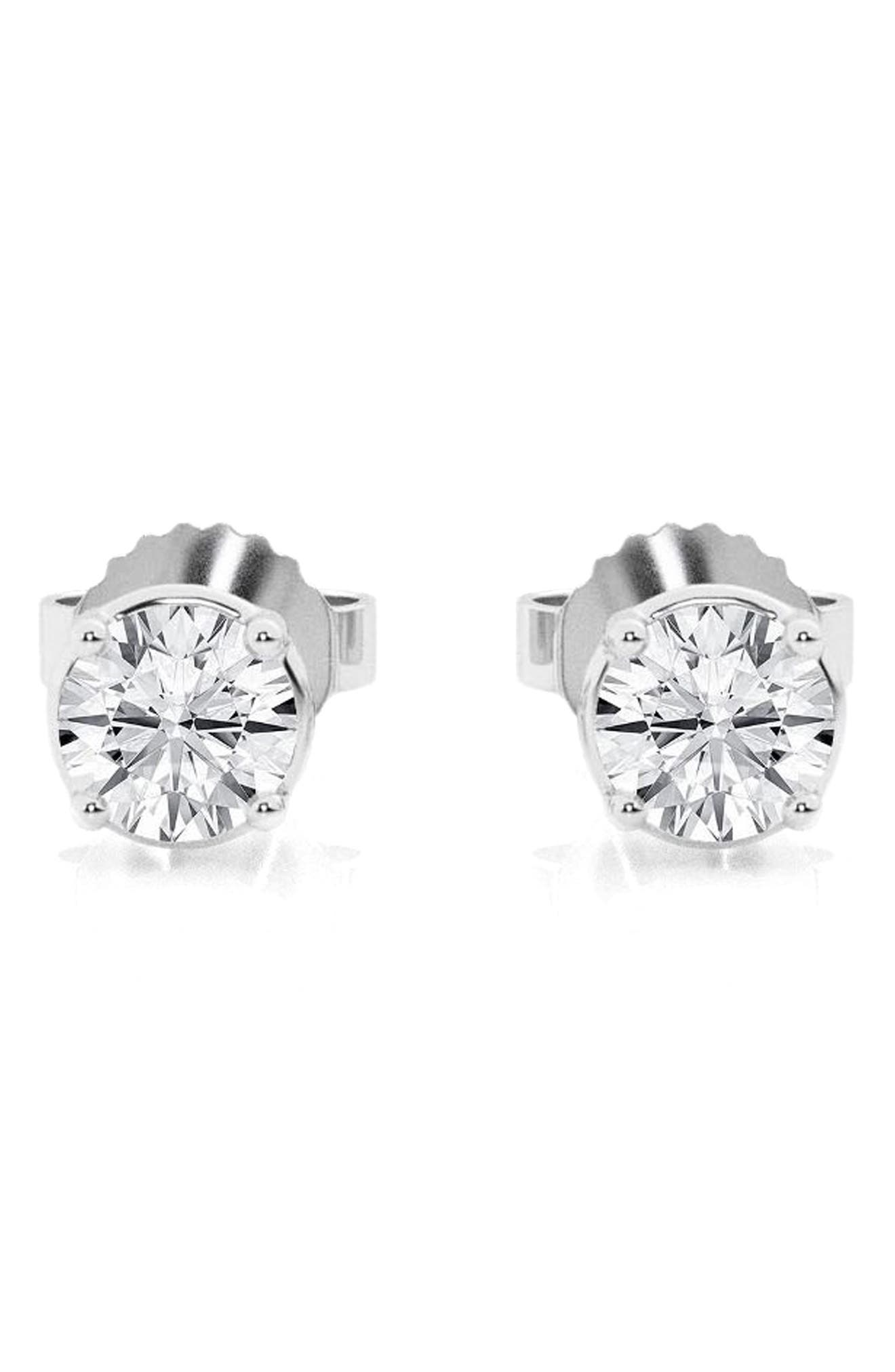 brighton diamond stud earrings