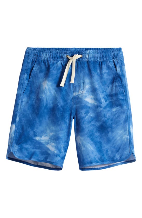 Fair Harbor Little Boy's & Boy's Printed Anchor Shorts In Clark Blue