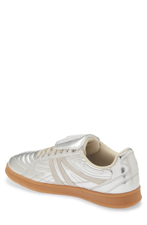 Shop Steve Madden Madrid Low Top Sneaker In Silver