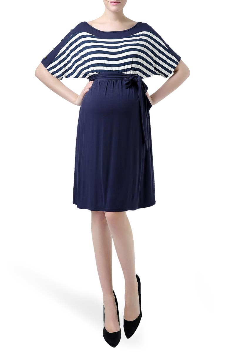 Kimi and Kai 'Willow' Stripe Maternity Dress | Nordstrom