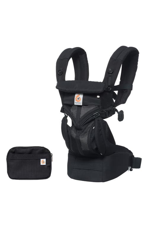 ERGObaby Omni 360 Cool Air Baby Carrier in Onyx Black at Nordstrom