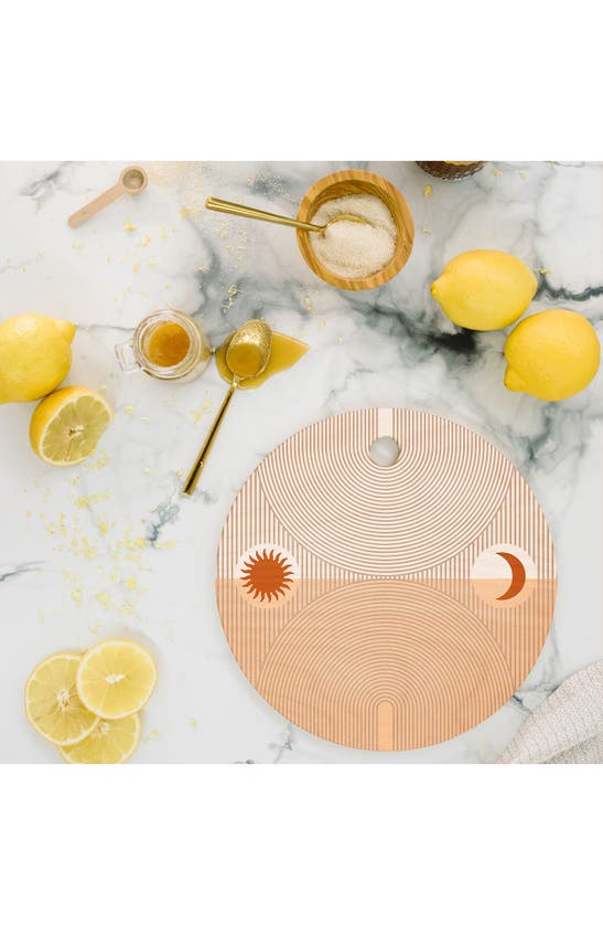 Deny Designs Celestial Arches By Iveta Abolina Cutting Board In Beige