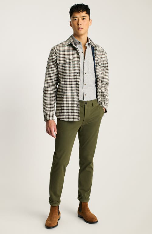 Shop Bonobos Filled Flannel Shirt Jacket In Lake Meade Gingham V5 C4