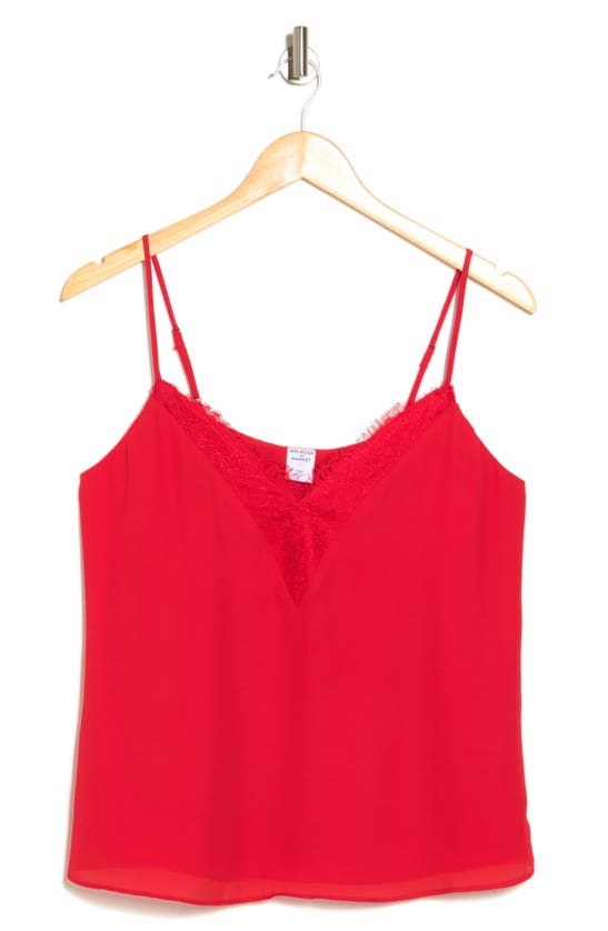 Melrose And Market Lace Cami In Orange Cherry