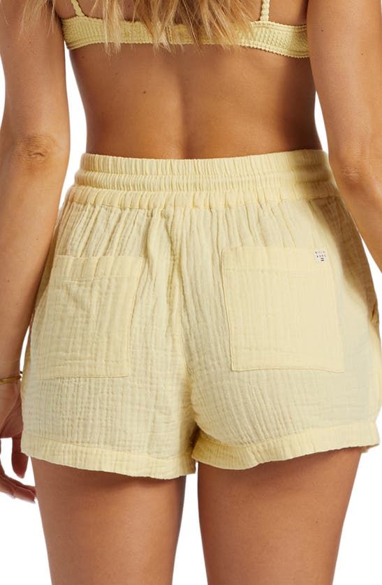 Shop Billabong Cotton Gauze Cover-up Shorts In Cali Rays