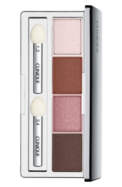 Clinique All About Shadow Eyeshadow Quad in Pink Chocolate at Nordstrom