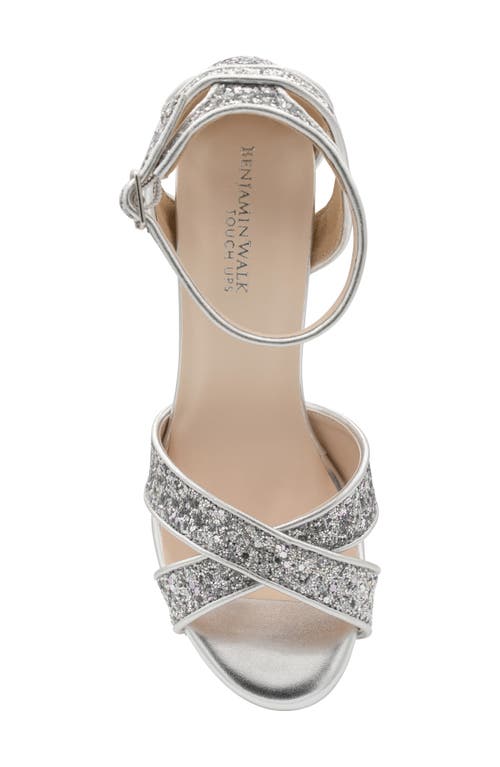 Touch Ups Jemma Ankle Strap Platform Sandal In Silver