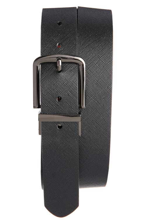 Nordstrom Otto Reversible Leather Belt In Black- Brown