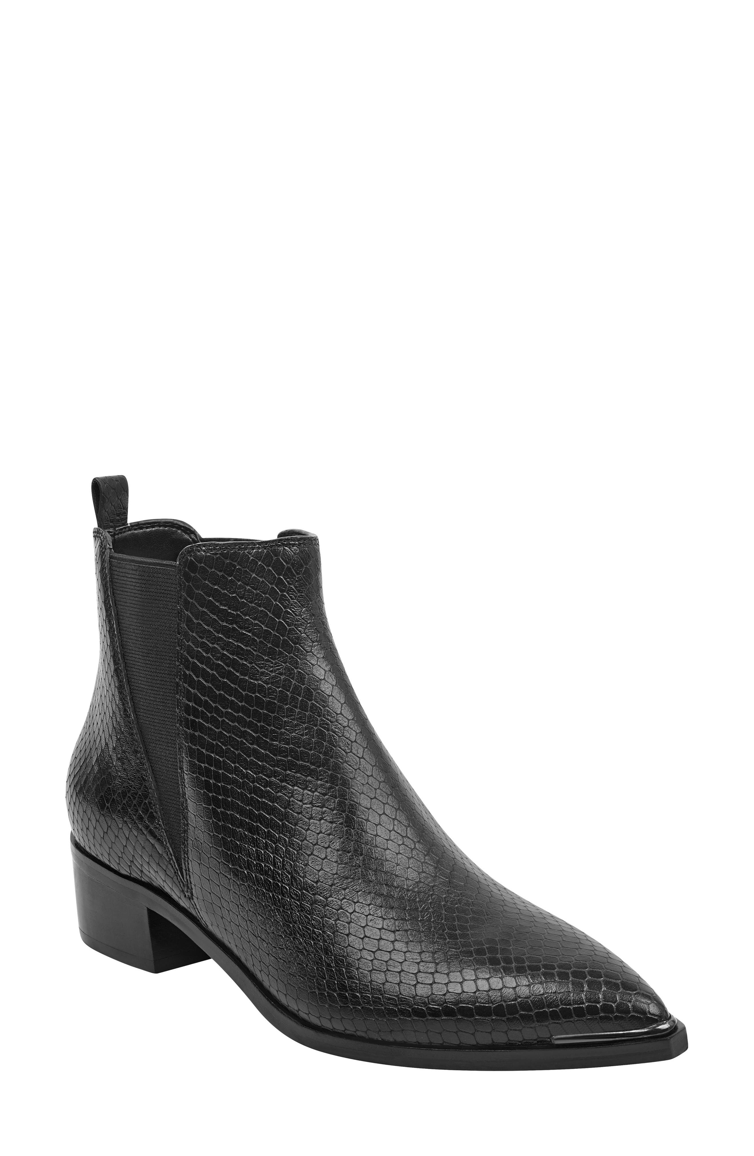yale pointy toe chelsea bootie