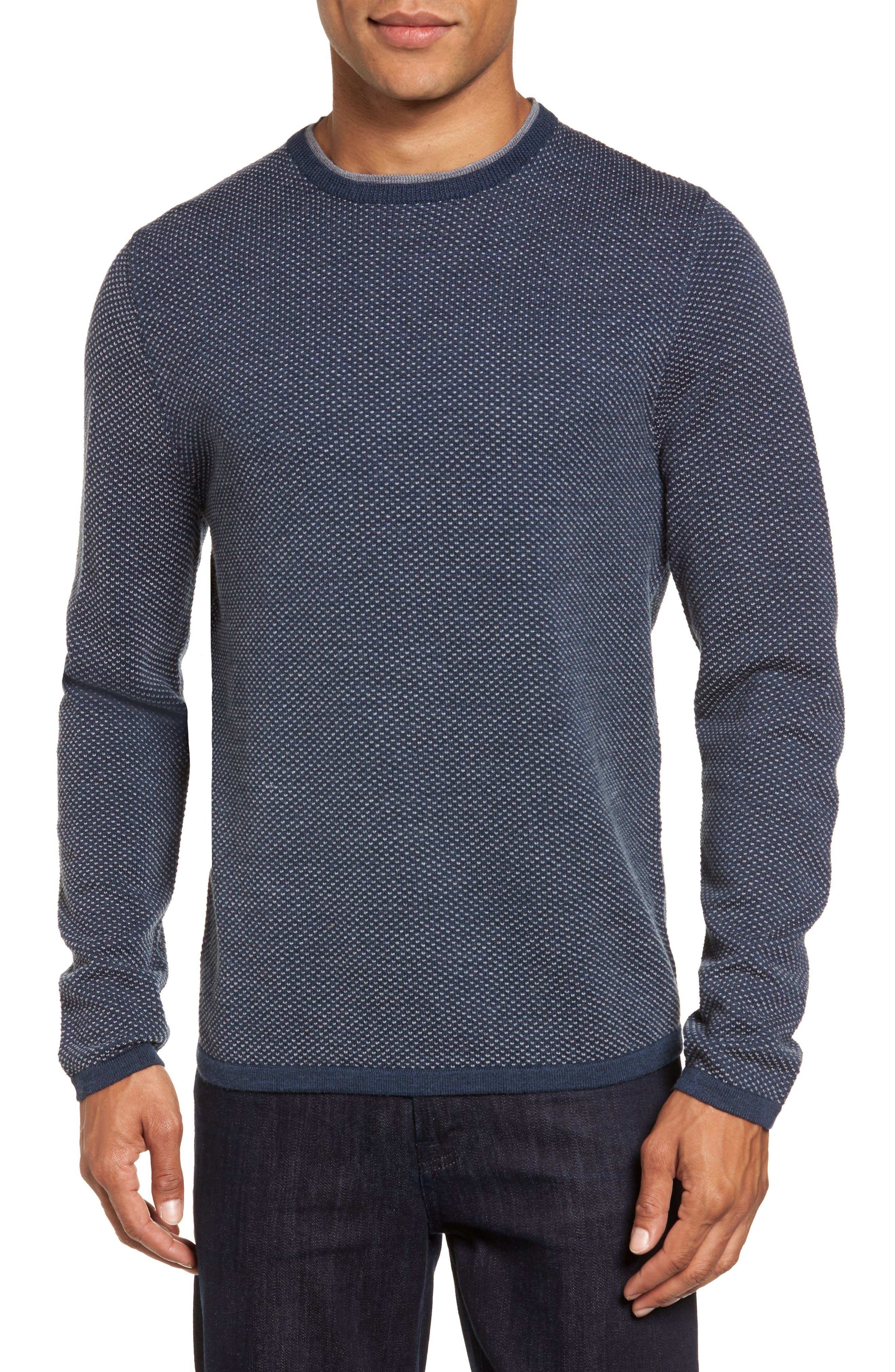 Nordstrom Men's Shop Textured Merino Wool Sweater Nordstrom