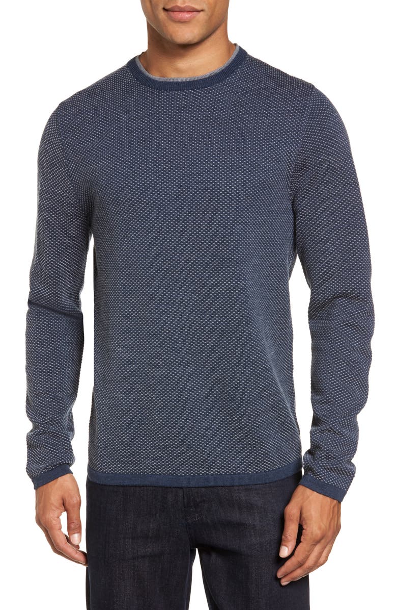Nordstrom Men's Shop Textured Merino Wool Sweater | Nordstrom
