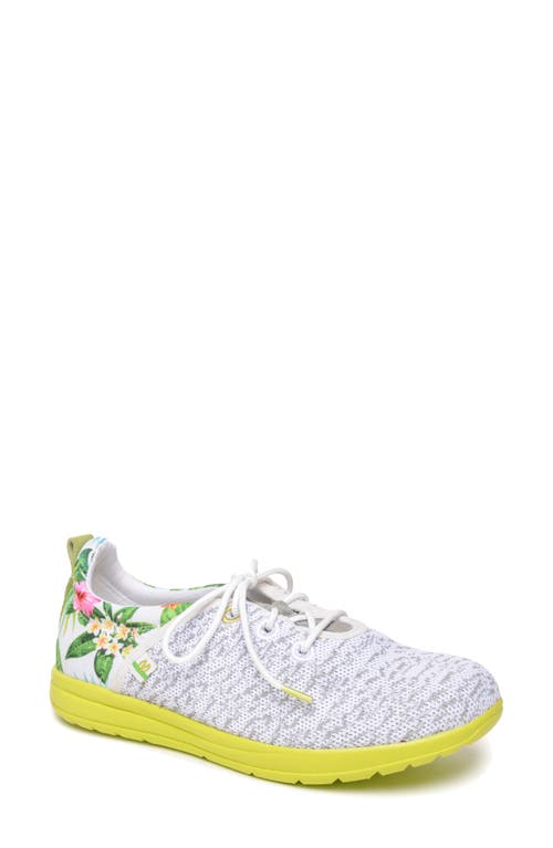 Minnetonka Eco Anew Knit Sneaker White Multi at Nordstrom,