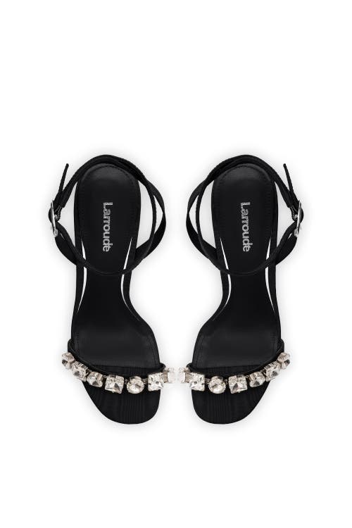 Larroude Calypso Sandal In Black