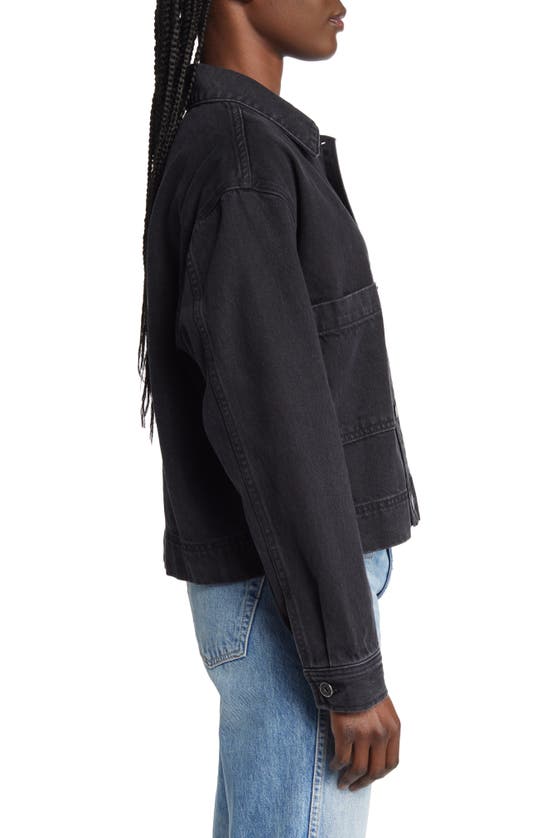 Slvrlake Thompson Denim Trucker Jacket In Shadow Ridge