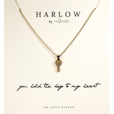 Harlow By Nashelle Key Boxed Necklace