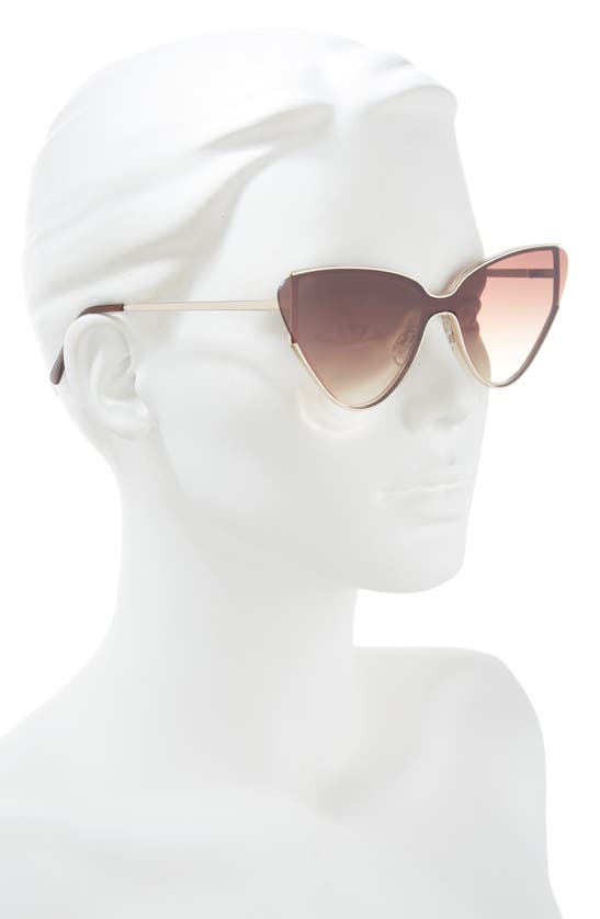 Shop Bp. 51mm Gradient Cat Eye Sunglasses In Goldrown