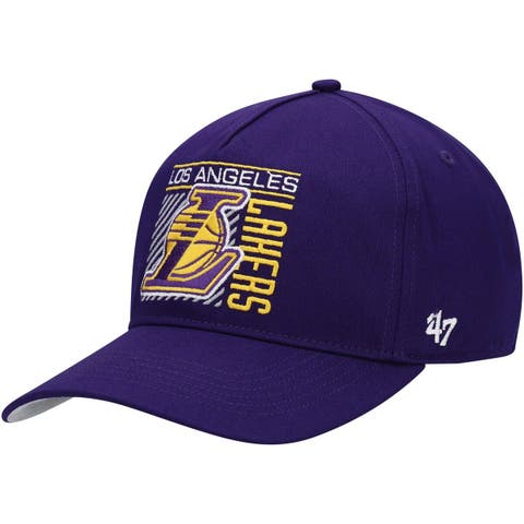 Men's New Era Black Los Angeles Lakers Team Logo Low Profile 59FIFTY Fitted  Hat