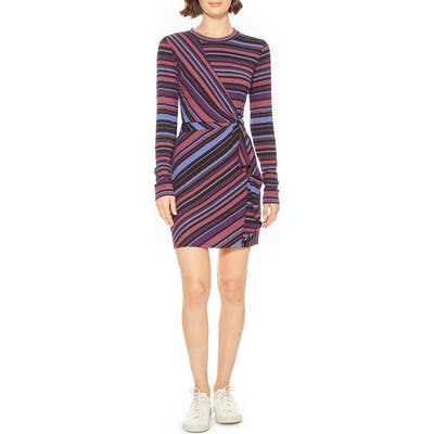 Parker Kade Long Sleeve Rib Dress, Blue