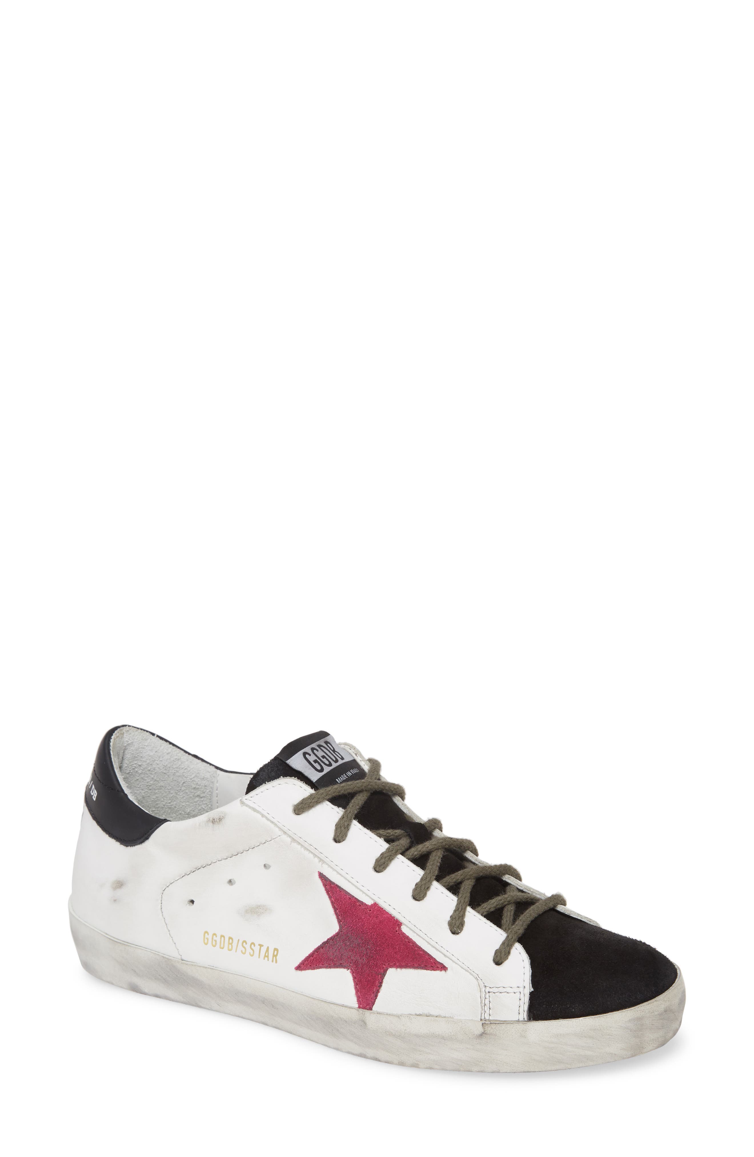 golden goose superstar color block sneakers