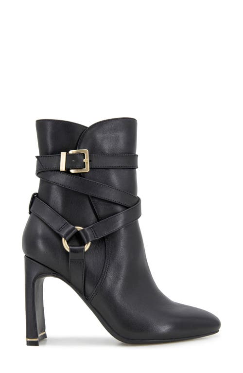 Shop Kenneth Cole Nellie Moto Bootie In Black Leather