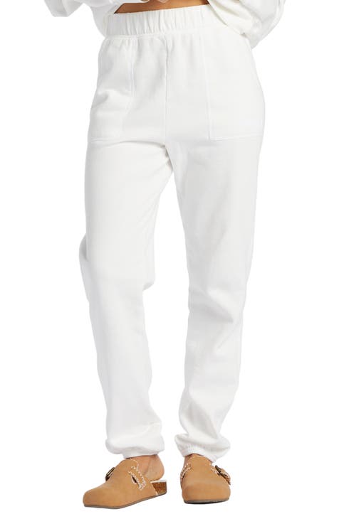 Louis Vuitton Yellow Accent Jogging Pants , White, M