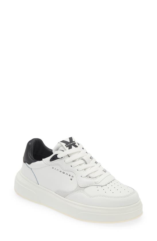 John Richmond Perforated Sneaker In White