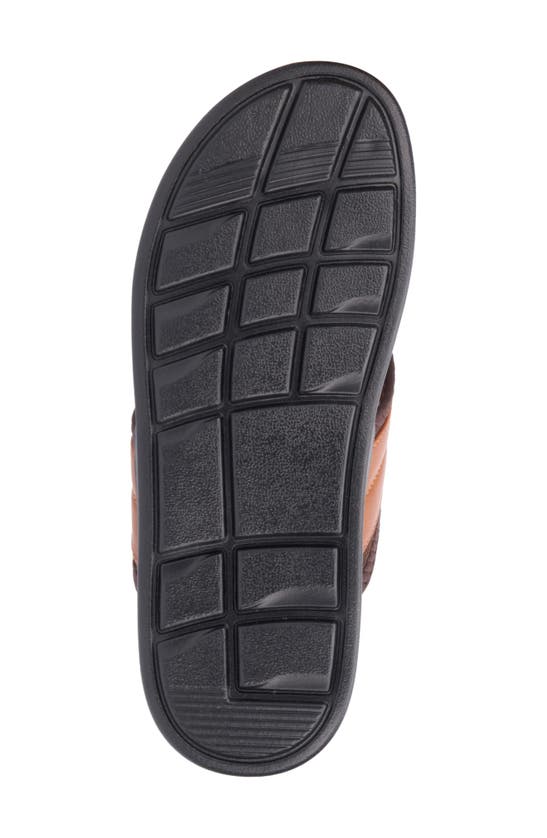 New York And Company Men's Maxx Flip-flop Sandals In Cognac