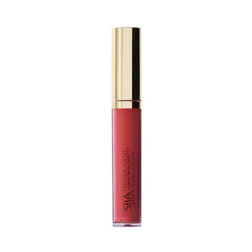 Shop Siia Cosmetics Change Agent Shine Lip Gloss In Dazzling Coral