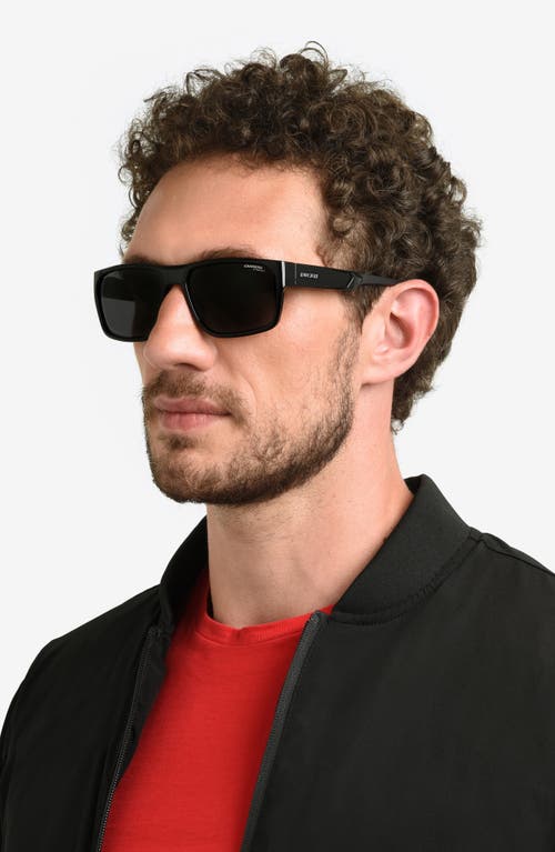 Shop Carrera Eyewear X Ducati 59mm Rectangular Sunglasses In Black/grey