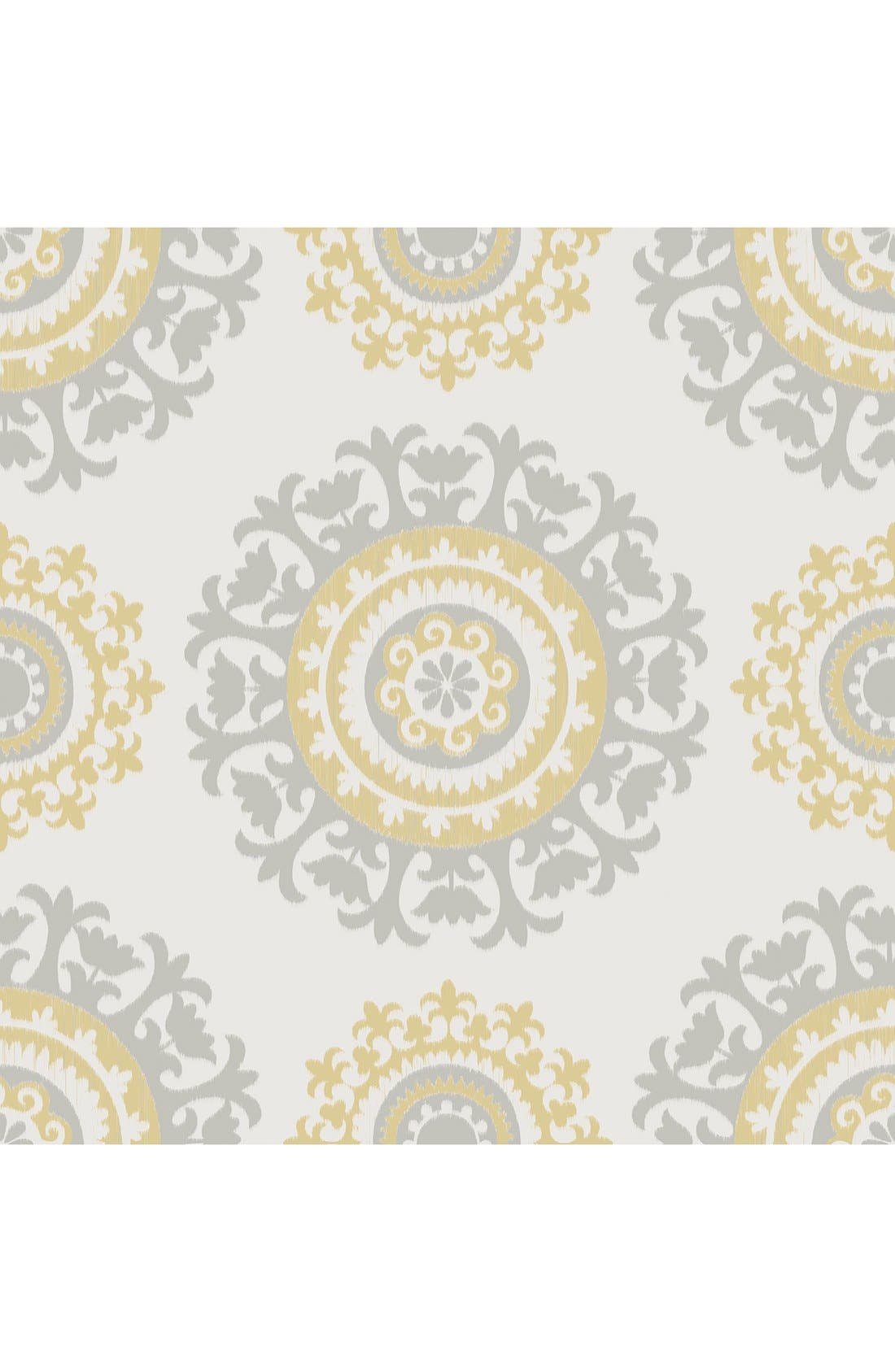 Wallpops Medallion Print Reusable Peel & Stick Vinyl Wallpaper Nordstrom