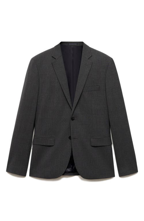 Shop Mango Superslim Fit Stretch Sport Coat In Medium Heather Grey